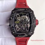 Replica Richard Mille RM 35-02 Rafael Nadal Watch Forge Carbon Red Rubber Strap